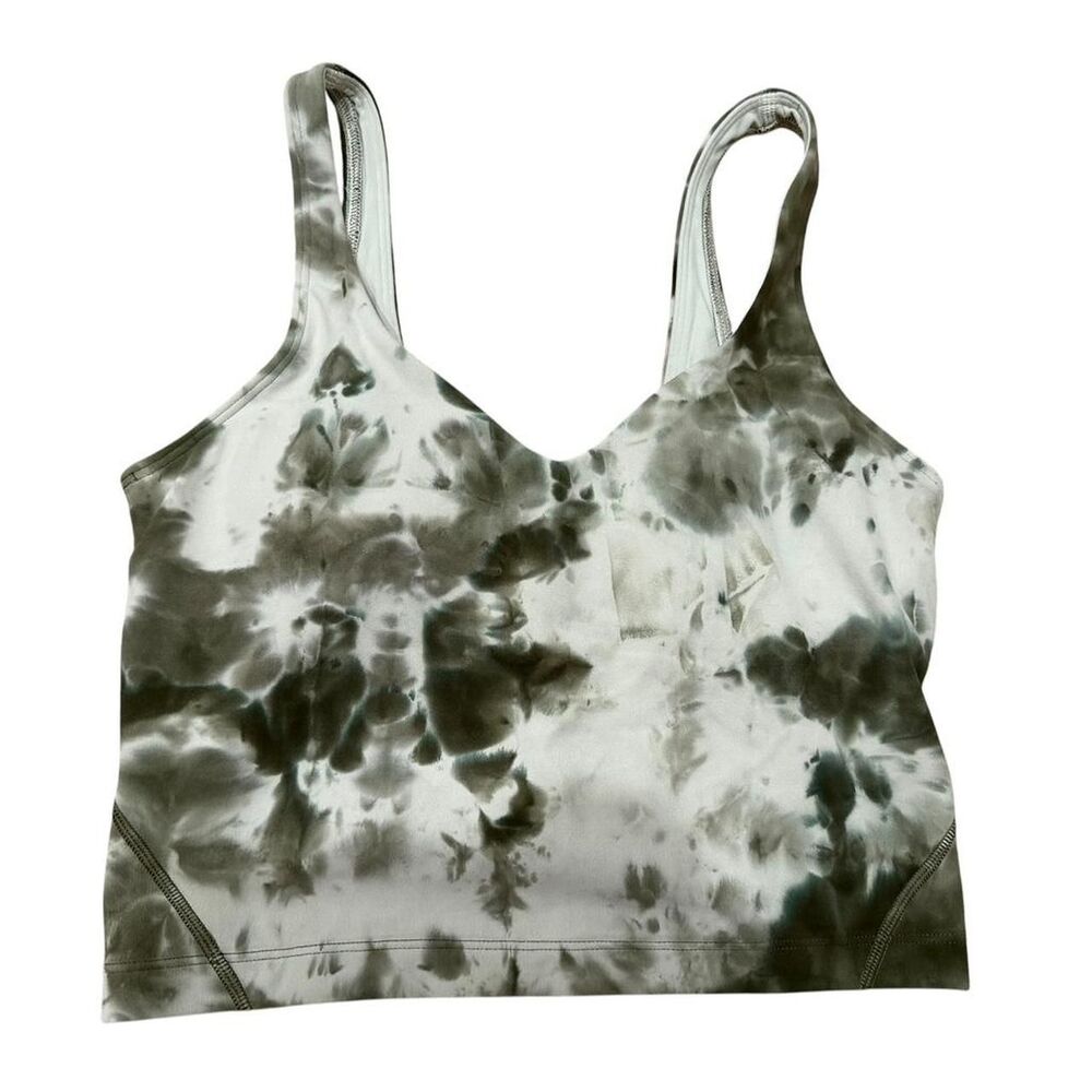 Lululemon Align Tank *Diamond Dye Diamond Dye Light Sage Army Green Dark Olive - Picture 5 of 7